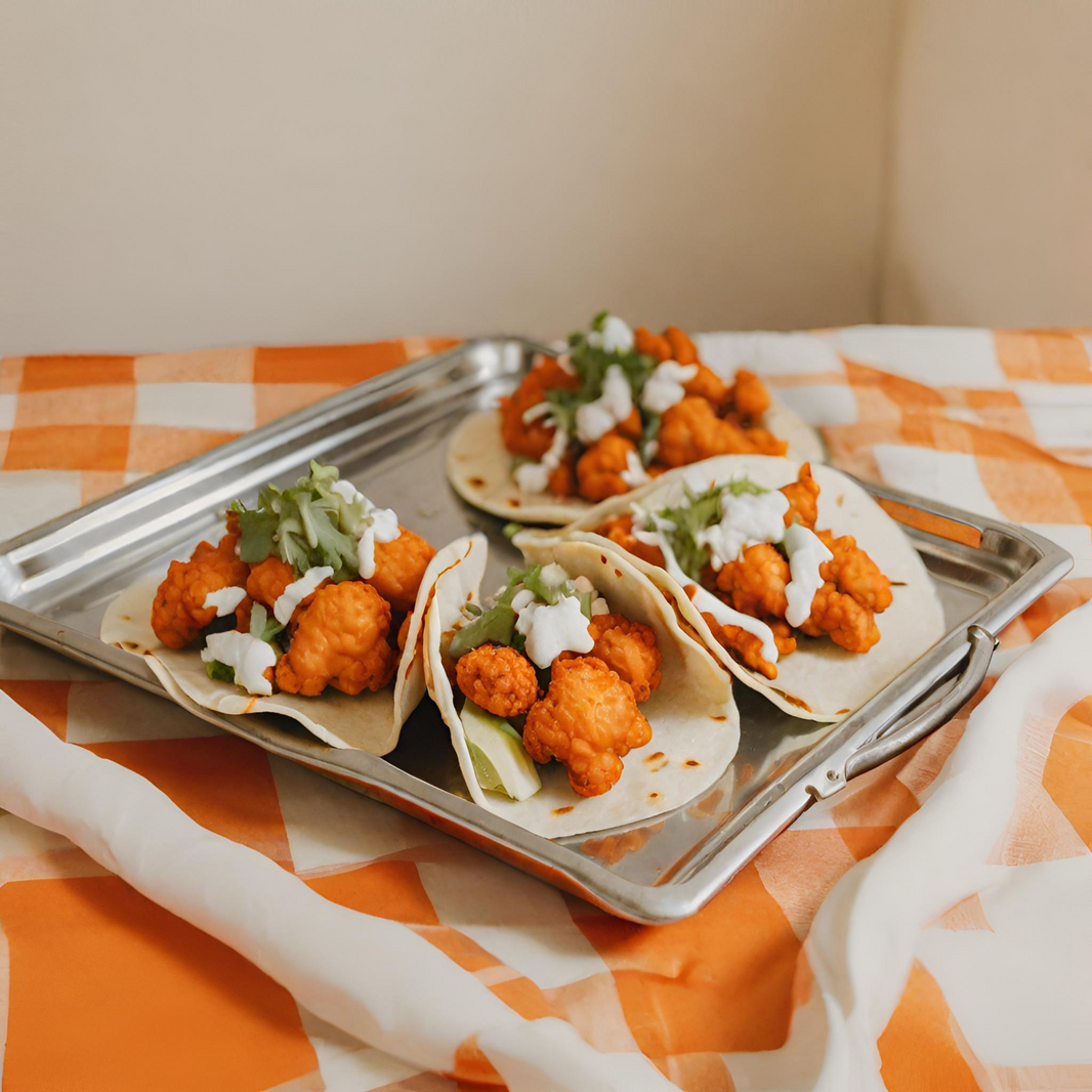 Buffalo Cauliflower Tacos
