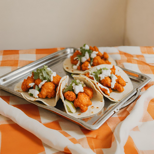 Buffalo Cauliflower Tacos